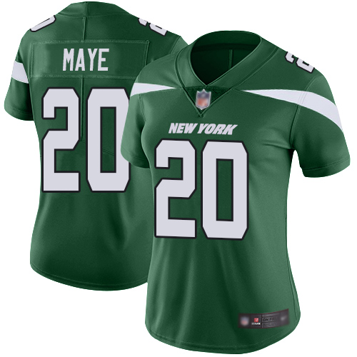 New York Jets Limited Green Women Marcus Maye Home Jersey NFL Football #20 Vapor Untouchable->new york jets->NFL Jersey